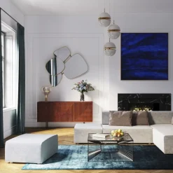 Pufa Infinity 100x50 Cm Szara*KARE Design Sale