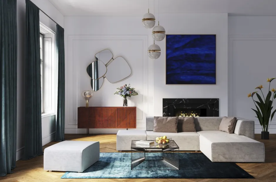 Pufa Infinity 100x50 Cm Szara*KARE Design Sale