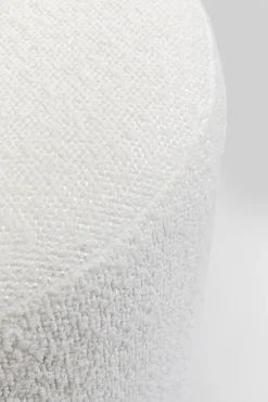 Pufa Kremowa Boucle Okrągła Podstawa Szara Ø35x42 Cm*KARE Design New