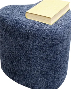 Pufa Niebieska W Kształcie Serca 34x36 Cm*KARE Design Sale