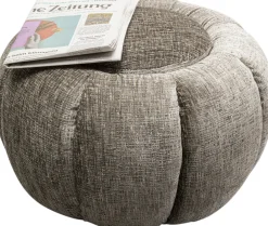 Pufa Nowoczesna Szara Do Salonu Ø52 Cm*KARE Design New