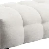 Pufa Pikowana Duża W Kolorze Kremowym 125x82 Cm*KARE Design Online