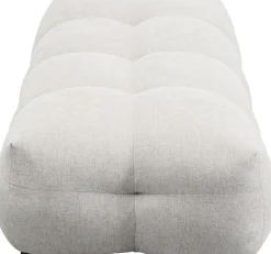 Pufa Pikowana Duża W Kolorze Kremowym 125x82 Cm*KARE Design Online