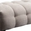 Pufa Pikowana Duża W Kolorze Szarym 125x82 Cm*KARE Design Outlet