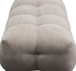Pufa Pikowana Duża W Kolorze Szarym 125x82 Cm*KARE Design Outlet