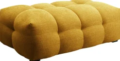 Pufa Pikowana Duża W Kolorze żółtym 125x82 Cm*KARE Design New