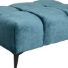 Pufa - Podnóżek Ciemnozielony Welurowy Nogi Czarne 105x70 Cm*KARE Design New