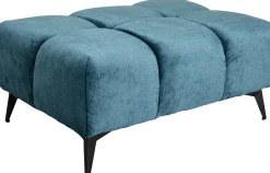 Pufa - Podnóżek Ciemnozielony Welurowy Nogi Czarne 105x70 Cm*KARE Design New