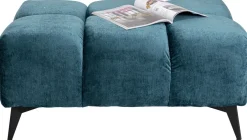 Pufa - Podnóżek Ciemnozielony Welurowy Nogi Czarne 105x70 Cm*KARE Design New