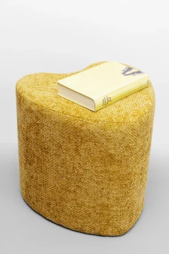 Pufa żółta W Kształcie Serca 34x36 Cm*KARE Design