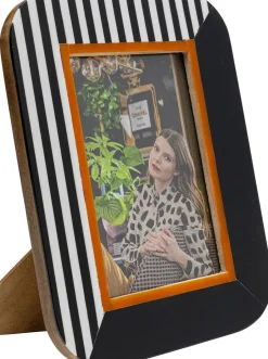 Ramka Na Zdjęcia Celeste 17x22 Cm Czarno-biała*KARE Design Outlet
