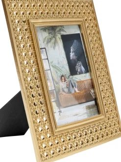 Ramka Na Zdjęcia Holes 21x26 Cm Złota*KARE Design Outlet