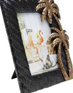Ramka Na Zdjęcia Palm Beach 21x24 Cm Czarno-złota*KARE Design Sale