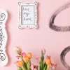 Ramka Na Zdjęcia 10x17 Cm Biała Czarne Wzory*KARE Design Sale
