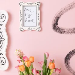 Ramka Na Zdjęcia 10x17 Cm Biała Czarne Wzory*KARE Design Sale