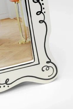 Ramka Na Zdjęcia 10x17 Cm Biała Czarne Wzory*KARE Design Sale