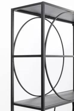 Regał Circle 100x200 Cm Czarny*KARE Design Clearance