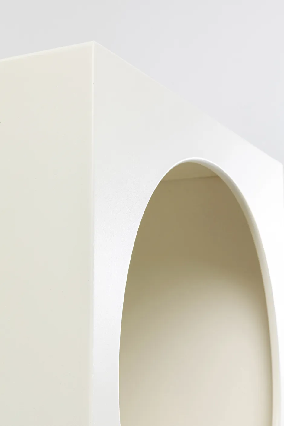 Regał Do Salonu Biały Skandynawski MDF 48x180 Cm*KARE Design Discount