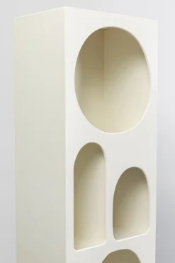 Regał Do Salonu Biały Skandynawski MDF 48x180 Cm*KARE Design Discount