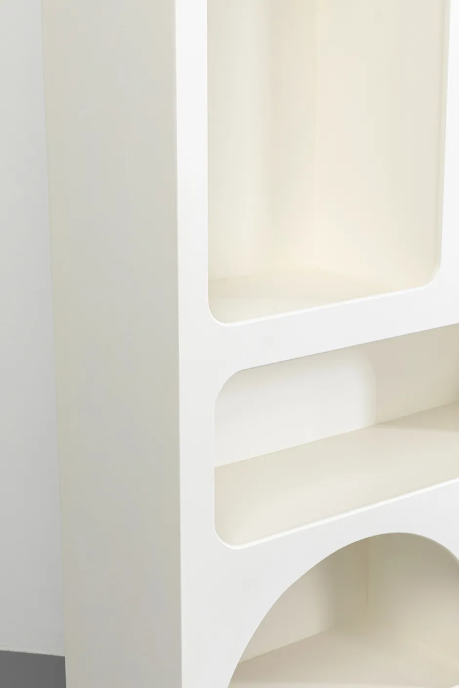 Regał Do Salonu Biały Skandynawski MDF 95x180 Cm*KARE Design Discount