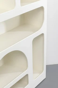 Regał Do Salonu Biały Skandynawski MDF 95x180 Cm*KARE Design Discount