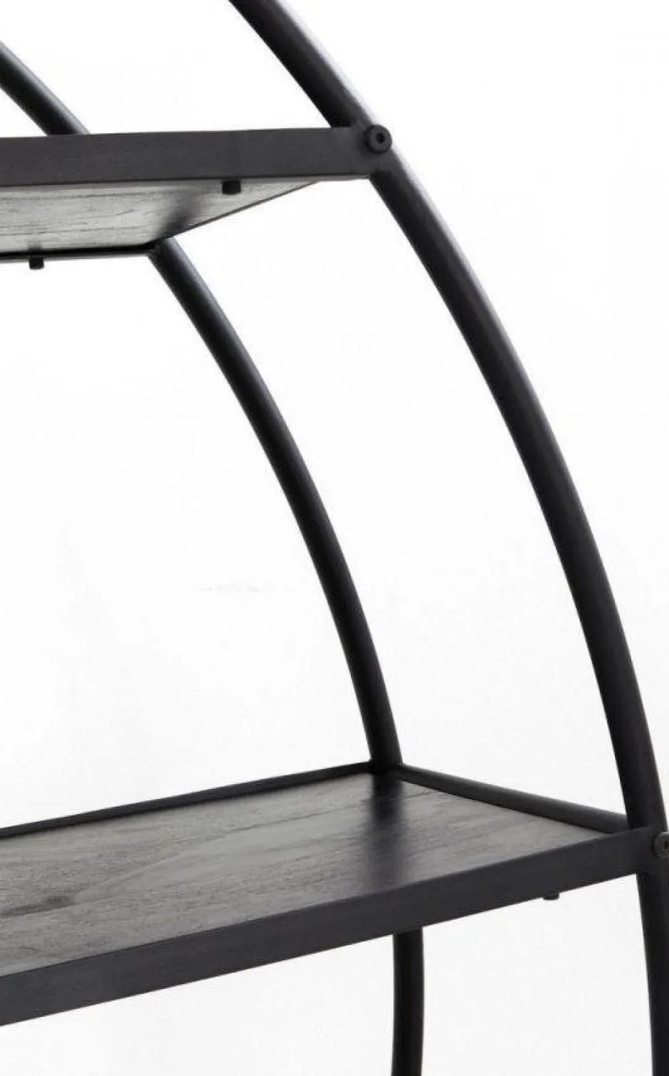 Regał Mason Round 180x175 Cm Czarny*KARE Design Clearance