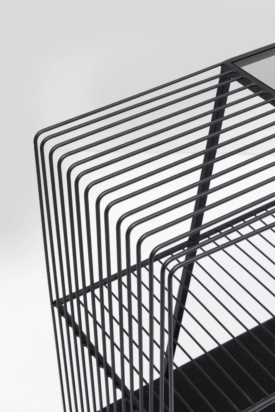 Regał Mesh 120x78 Cm Czarny*KARE Design Sale
