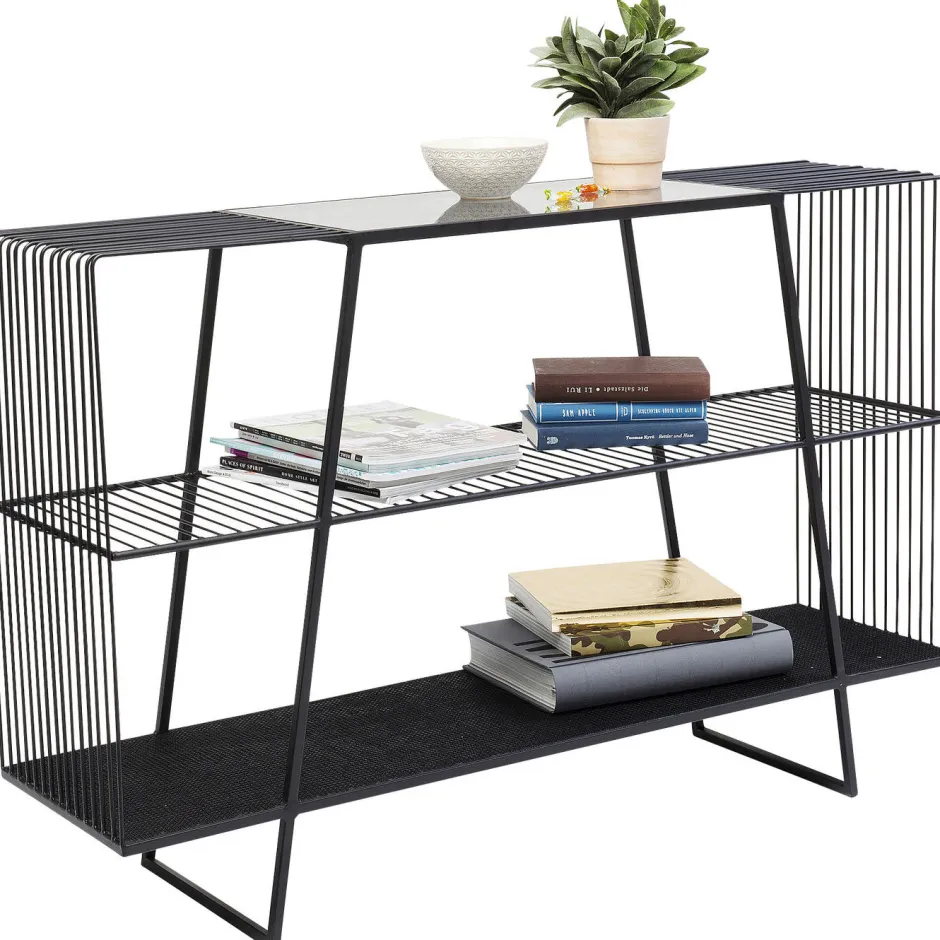 Regał Mesh 120x78 Cm Czarny*KARE Design Sale