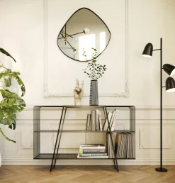 Regał Mesh 120x78 Cm Czarny*KARE Design Sale