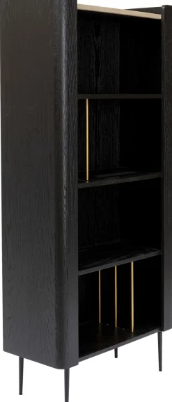 Regał Milano 80x170 Cm Czarny*KARE Design Outlet