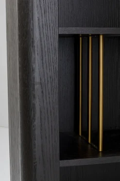 Regał Milano 80x170 Cm Czarny*KARE Design Outlet