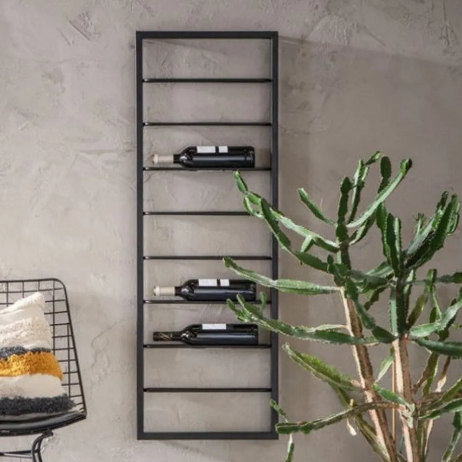 Regał Na Wino Bistro 42x120 Cm Czarny*KARE Design Outlet