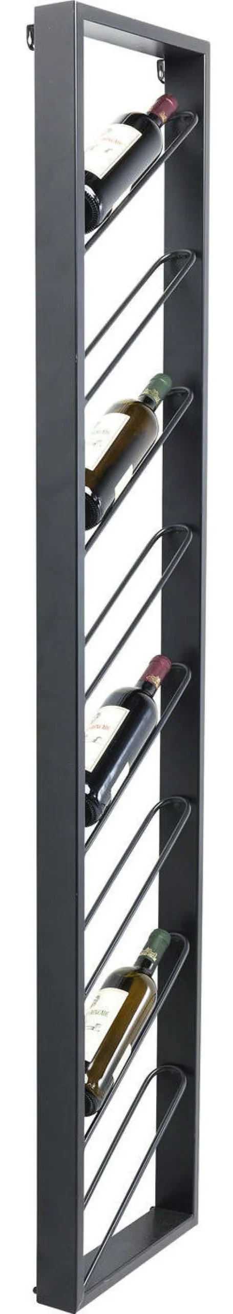 Regał Na Wino Bistro 36x160 Cm Czarny*KARE Design