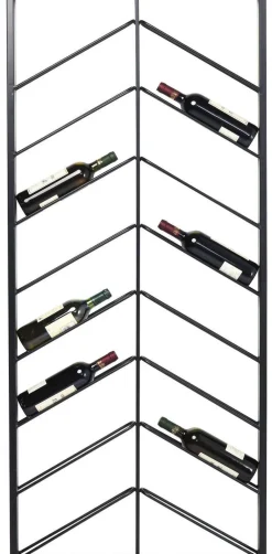 Regał Na Wino Bistro 70x160 Cm Czarny*KARE Design Outlet