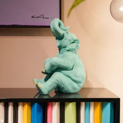 Skarbonka Happy Elephant 24x39 Cm Jasnoniebieska*KARE Design Online