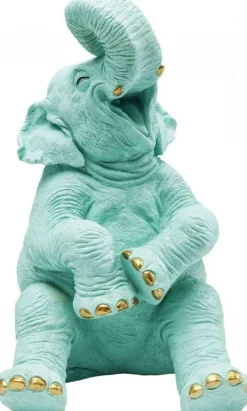 Skarbonka Happy Elephant 24x39 Cm Jasnoniebieska*KARE Design Online