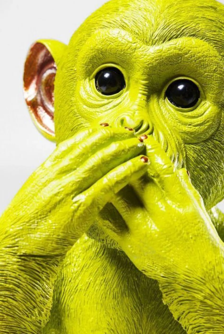 Skarbonka Monkey Iwazaru 24x35 Cm Limonkowa*KARE Design Discount