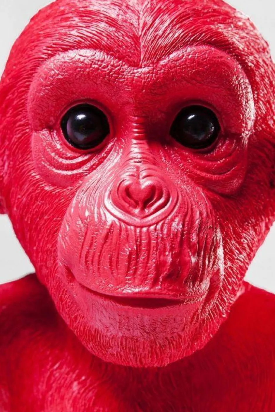 Skarbonka Monkey Kikazaru 24x35 Cm Czerwona*KARE Design Online
