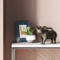 Skarbonka Rockstar Pig 23x17 Cm Czarna*KARE Design Discount