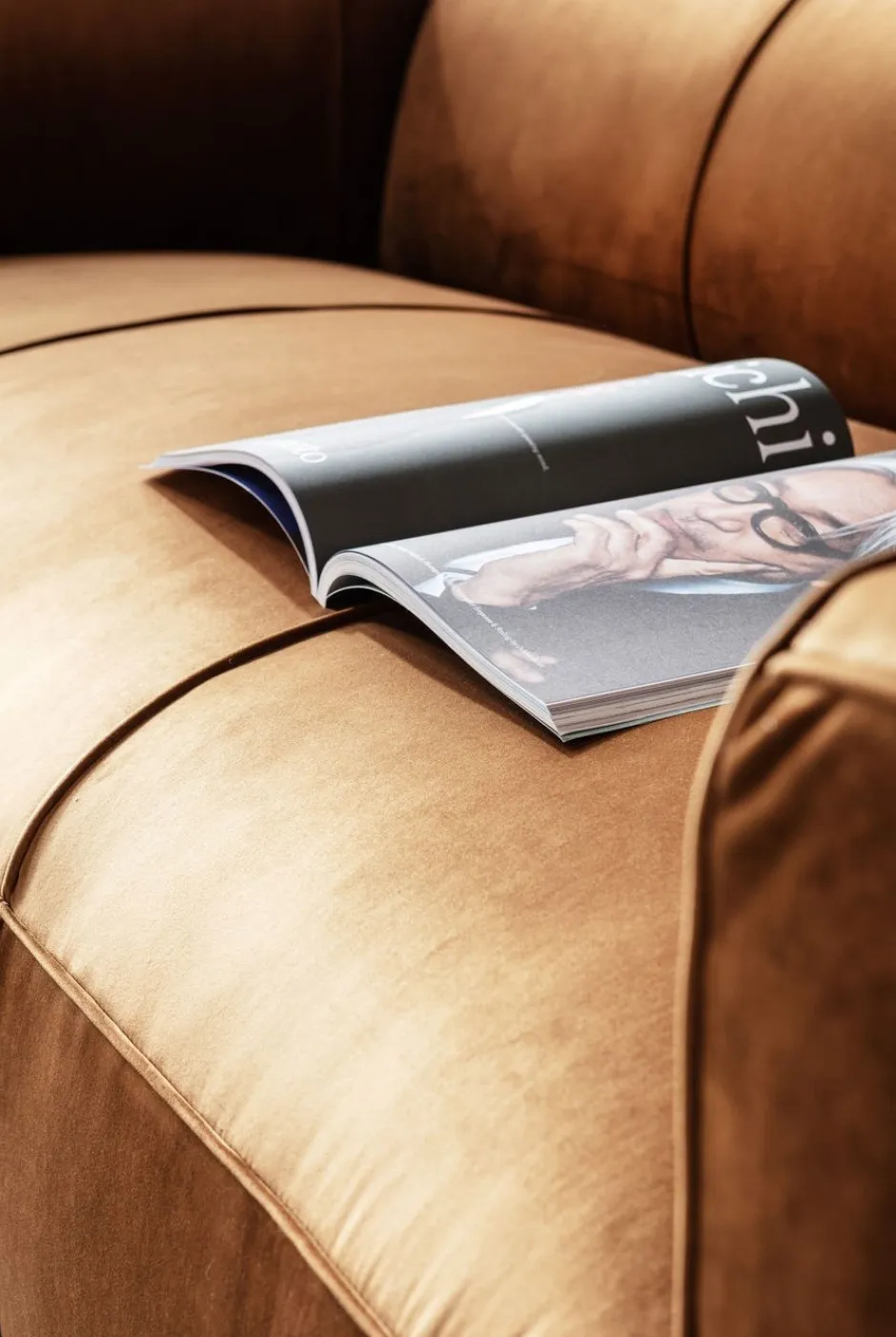 Sofa Cubetto 220 Cm Brązowa*KARE Design Online