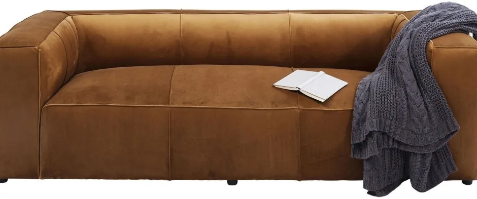 Sofa Cubetto 220 Cm Brązowa*KARE Design Online