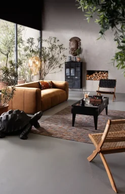 Sofa Cubetto 220 Cm Brązowa*KARE Design Online