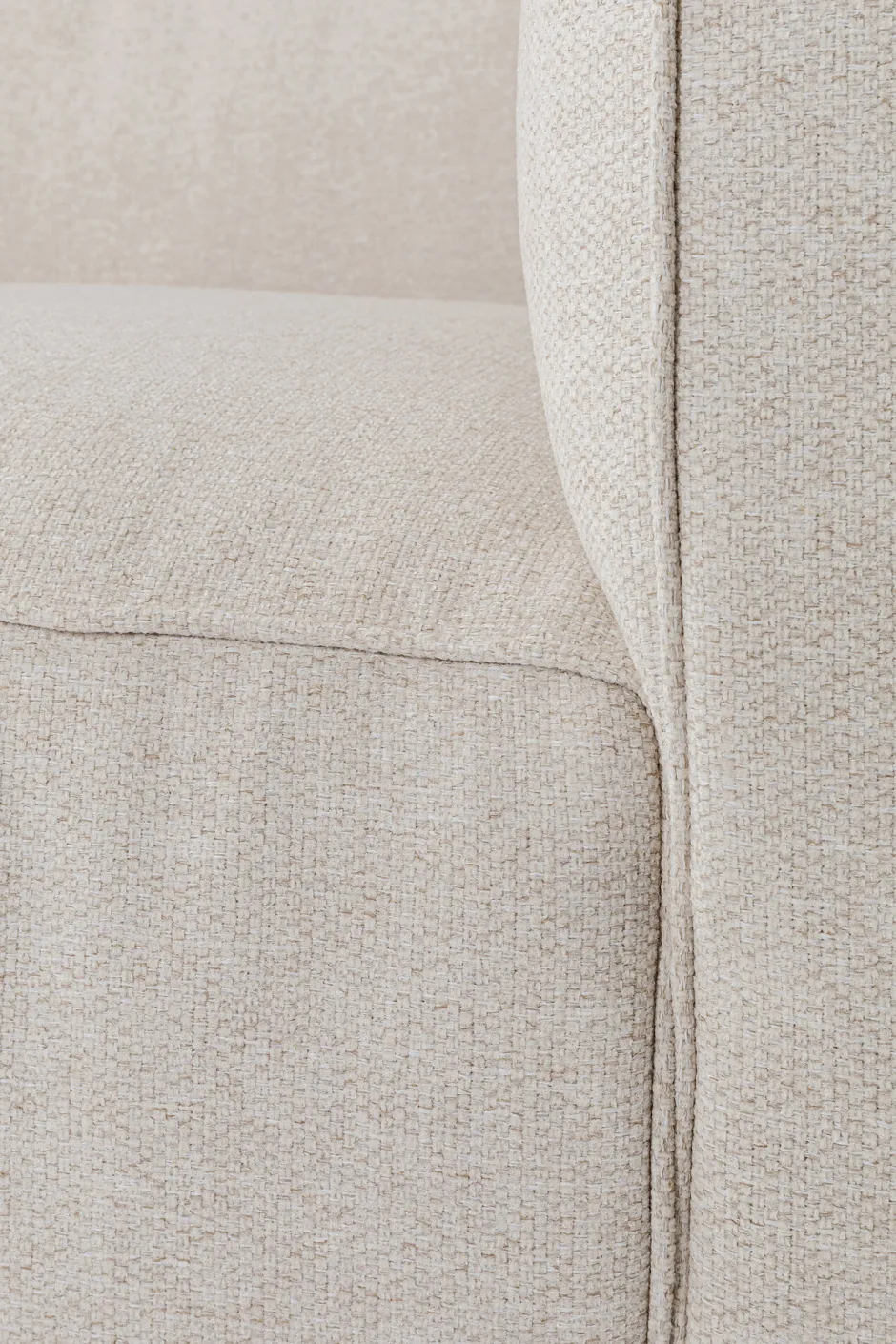 Sofa Cubetto Cord 3 Os. 220 Cm Kremowa*KARE Design Clearance