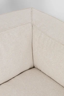 Sofa Cubetto Cord 3 Os. 220 Cm Kremowa*KARE Design Clearance