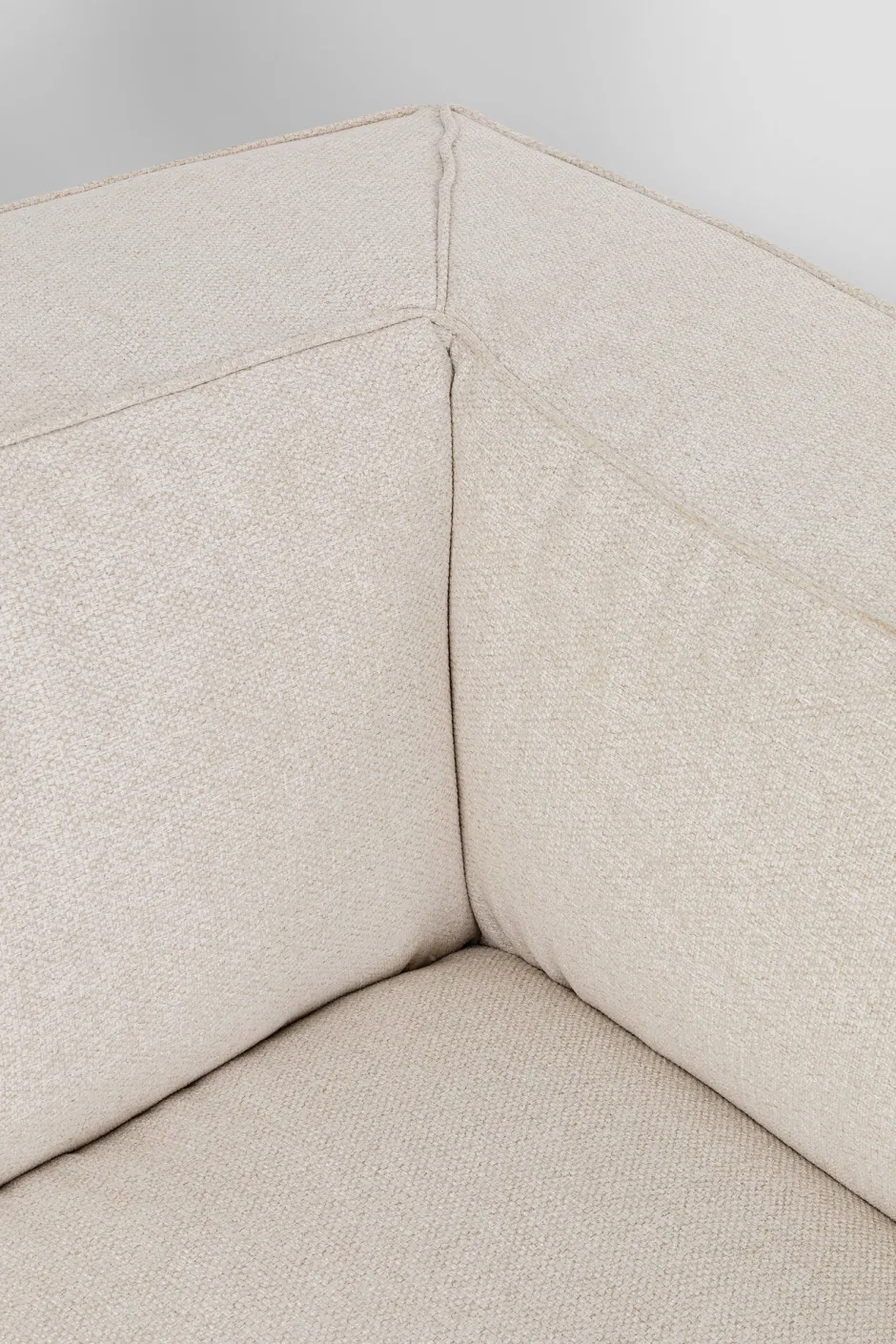 Sofa Cubetto Cord 3 Os. 220 Cm Kremowa*KARE Design Clearance