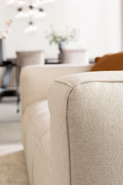 Sofa Cubetto Cord 3 Os. 220 Cm Kremowa*KARE Design Clearance