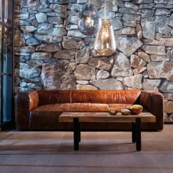 Sofa Cubetto 259x67 Cm Brązowa*KARE Design Best