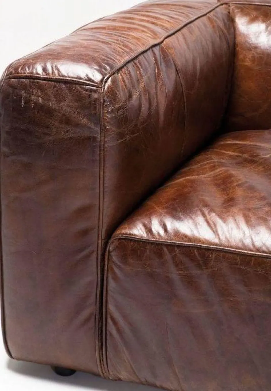 Sofa Cubetto 259x67 Cm Brązowa*KARE Design Best