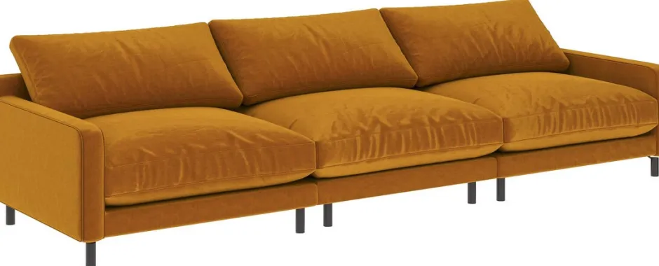 Sofa Discovery 3-os. 322 Cm Bursztynowa*KARE Design Hot
