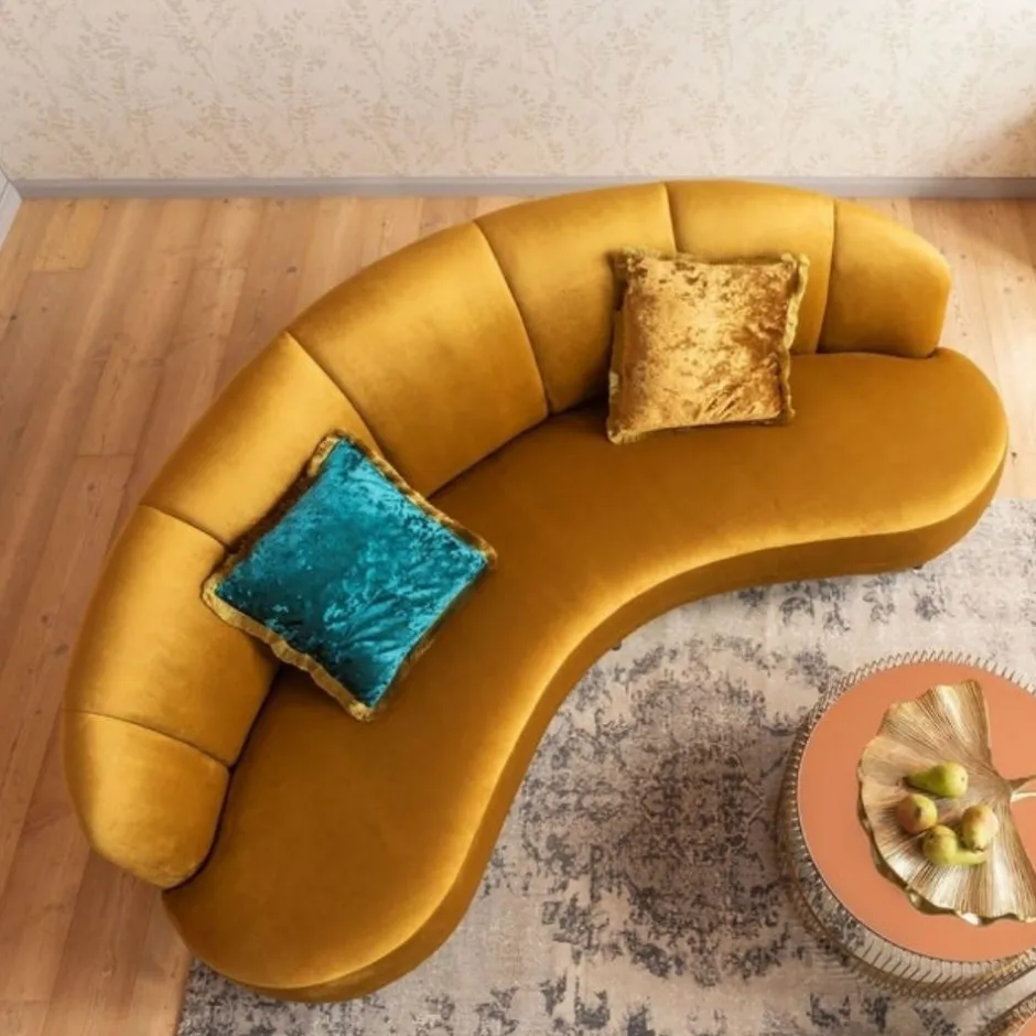 Sofa Dschinn 233x81 Cm Brązowa*KARE Design Online